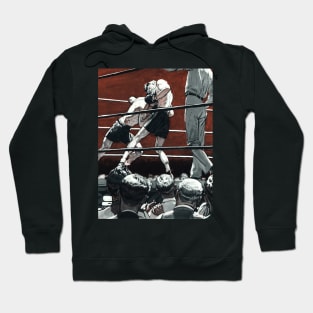 Vintage Sports Boxing, Boxers Fight in the Ring Hoodie